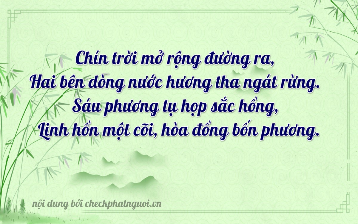 Bài thơ ý nghĩa cho <b>biển số 90B2-92661</b> tại website checkphatnguoi.vn