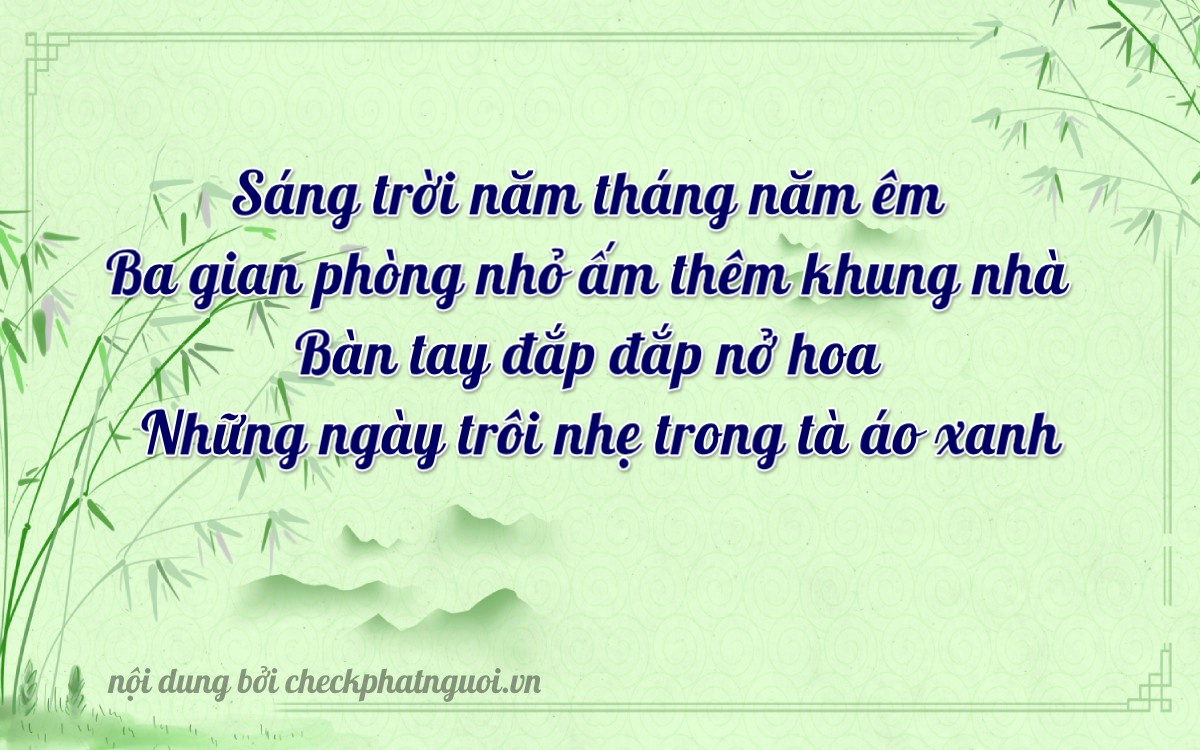 Bài thơ ý nghĩa cho <b>biển số 90B3-35832</b> tại website checkphatnguoi.vn