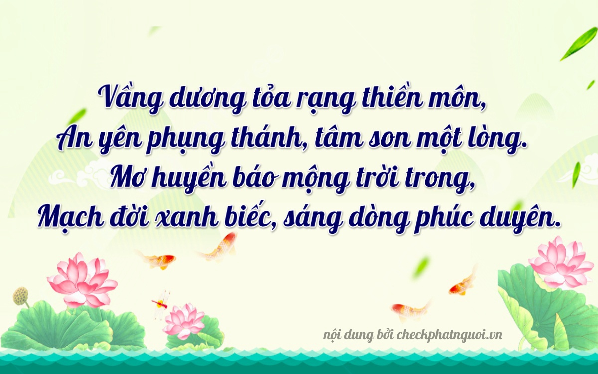 Bài thơ ý nghĩa cho <b>biển số 90B3-62435</b> tại website checkphatnguoi.vn