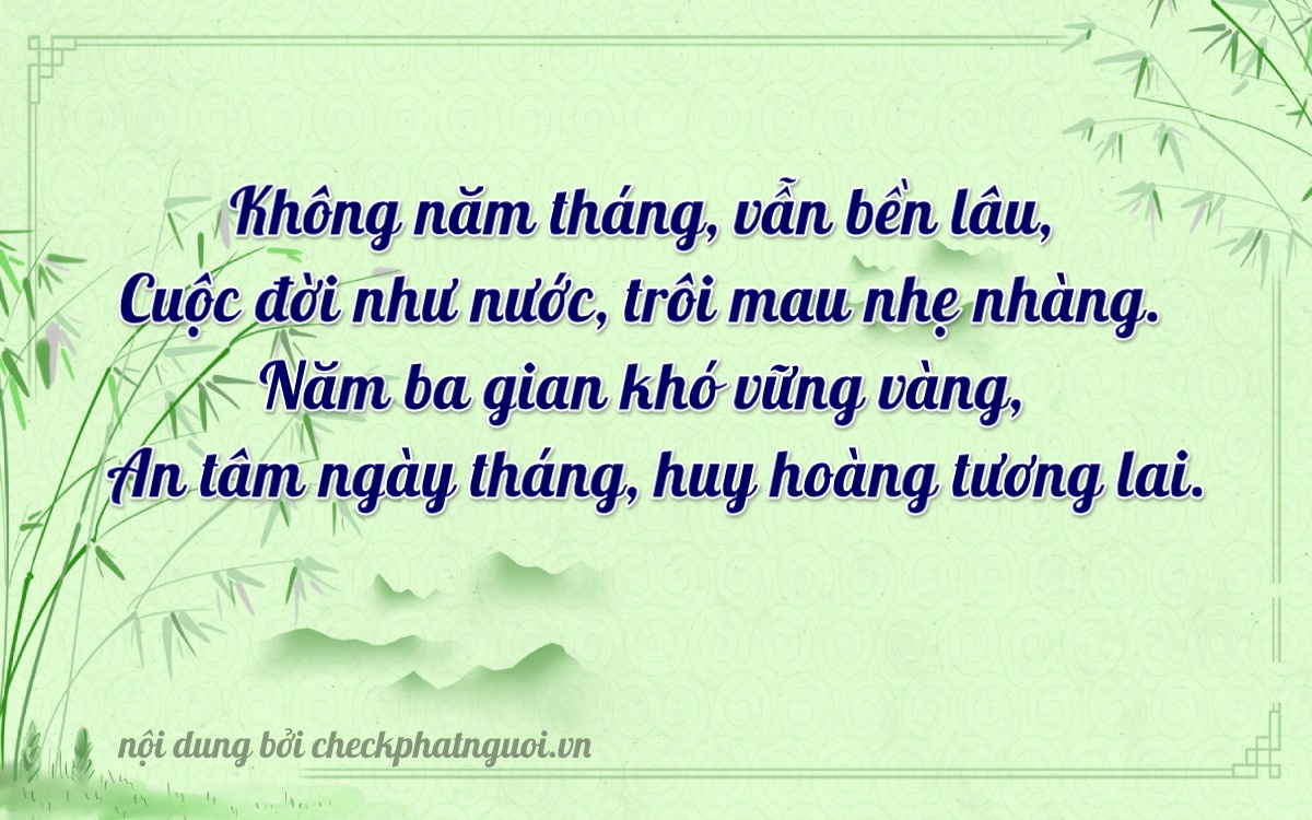 Bài thơ ý nghĩa cho <b>biển số 90B5-00553</b> tại website checkphatnguoi.vn
