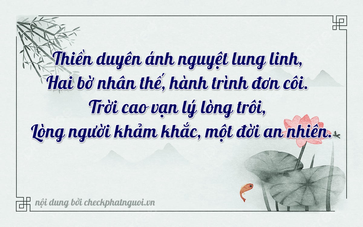 Bài thơ ý nghĩa cho <b>biển số 90B6-02517</b> tại website checkphatnguoi.vn