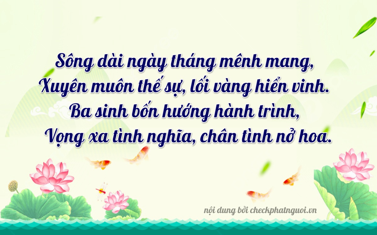 Bài thơ ý nghĩa cho <b>biển số 90C-13038</b> tại website checkphatnguoi.vn