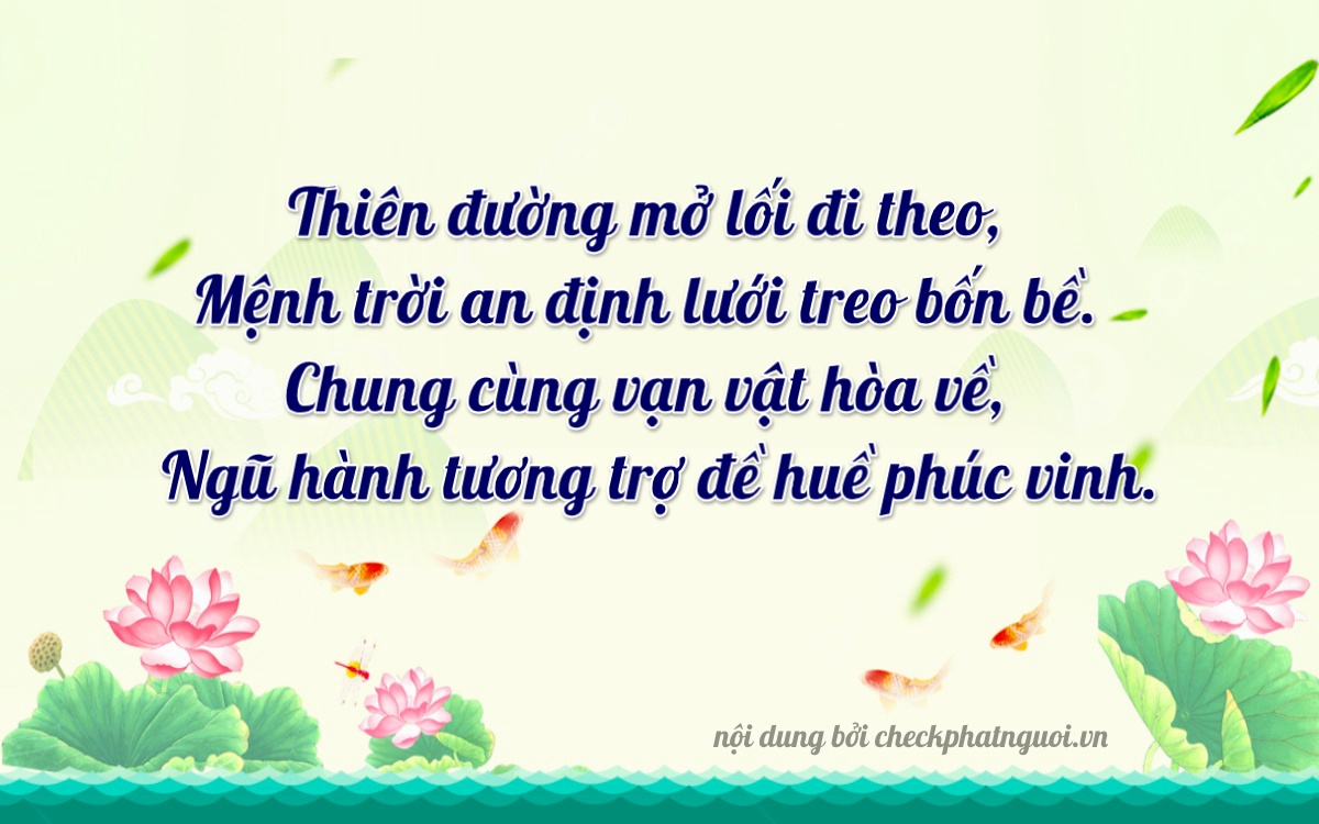 Bài thơ ý nghĩa cho <b>biển số 90C-13475</b> tại website checkphatnguoi.vn