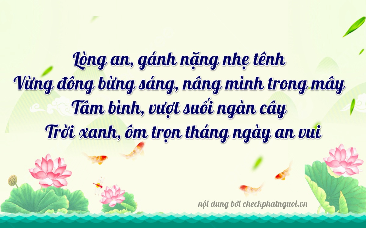 Bài thơ ý nghĩa cho <b>biển số 90D1-16826</b> tại website checkphatnguoi.vn