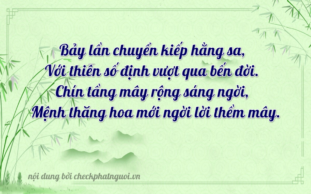 Bài thơ ý nghĩa cho <b>biển số 90D1-17959</b> tại website checkphatnguoi.vn
