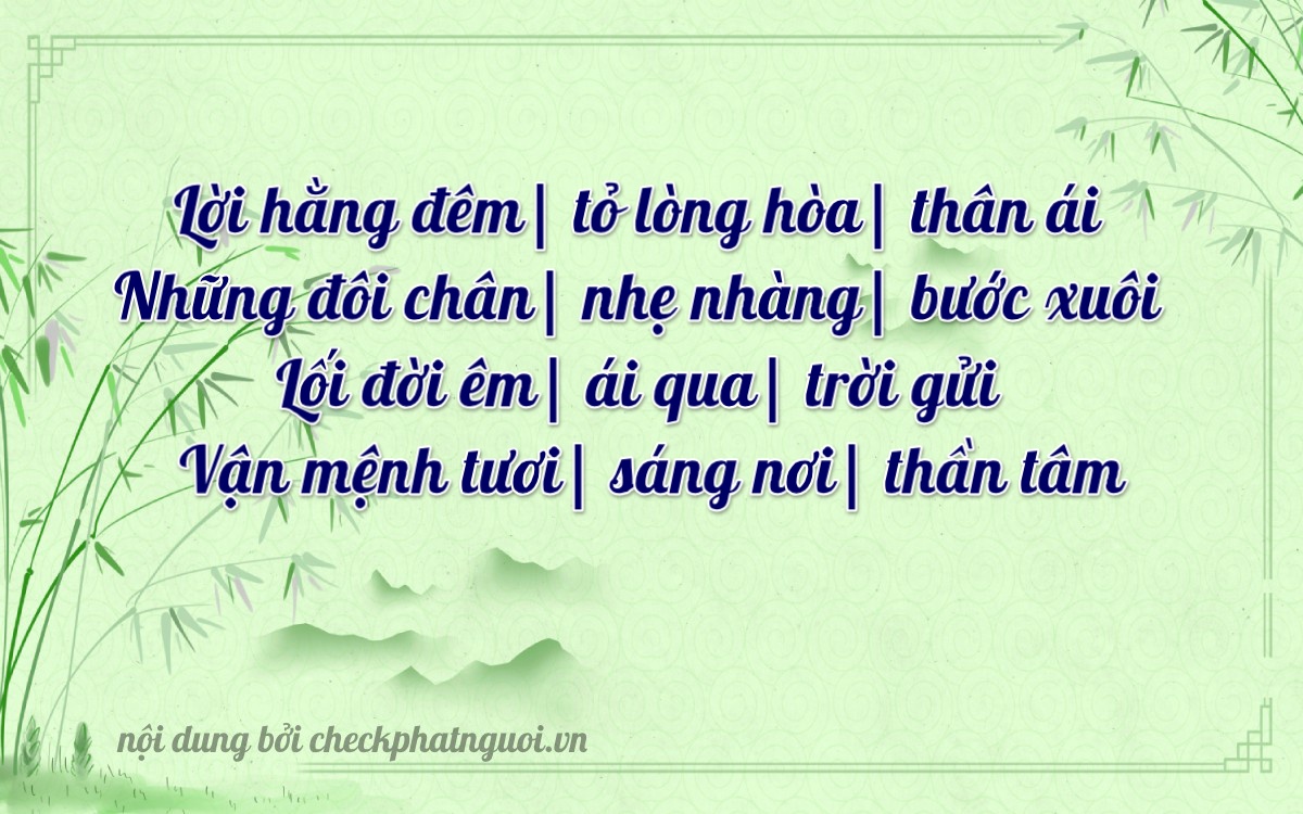 Bài thơ ý nghĩa cho <b>biển số 90H-01242</b> tại website checkphatnguoi.vn