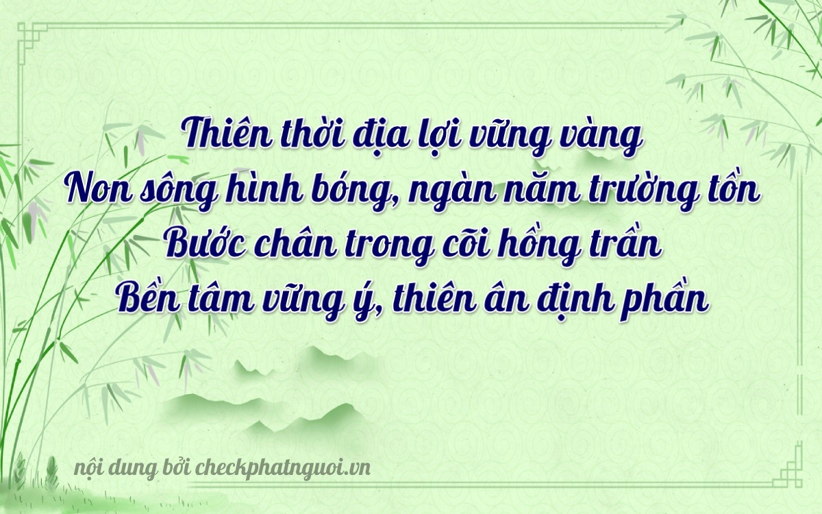 Bài thơ ý nghĩa cho <b>biển số 910004</b> tại website checkphatnguoi.vn