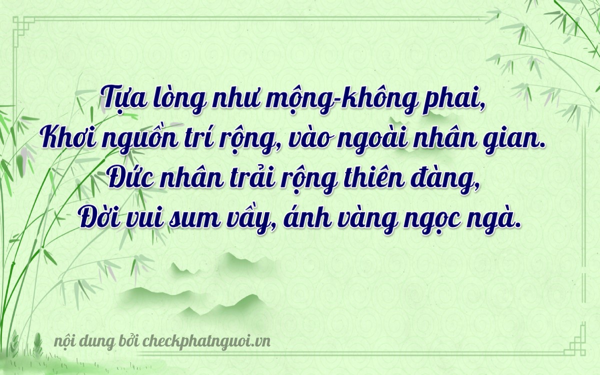 Bài thơ ý nghĩa cho <b>biển số 92A-01831</b> tại website checkphatnguoi.vn