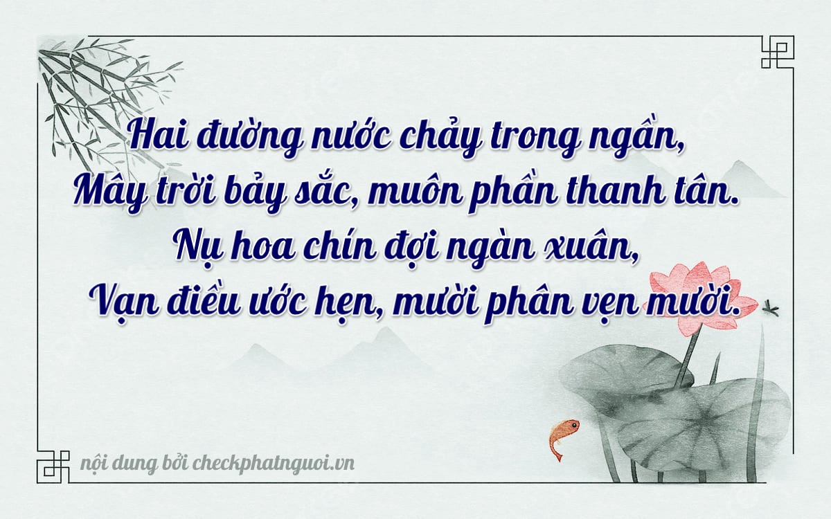 Bài thơ ý nghĩa cho <b>biển số 92A-20079</b> tại website checkphatnguoi.vn