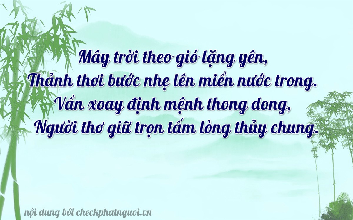 Bài thơ ý nghĩa cho <b>biển số 92A-24597</b> tại website checkphatnguoi.vn