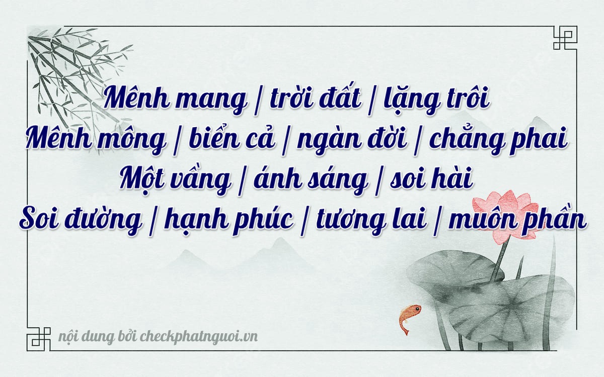 Bài thơ ý nghĩa cho <b>biển số 92A-31411</b> tại website checkphatnguoi.vn