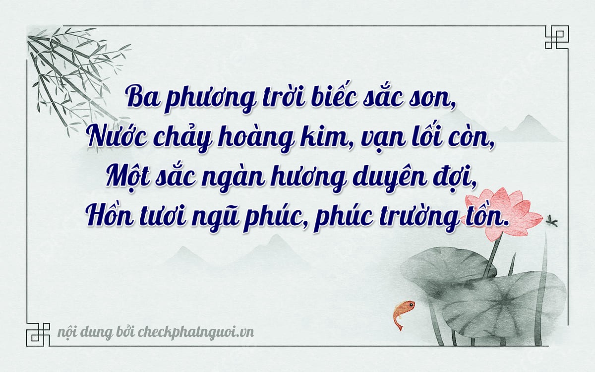 Bài thơ ý nghĩa cho <b>biển số 92A-31672</b> tại website checkphatnguoi.vn