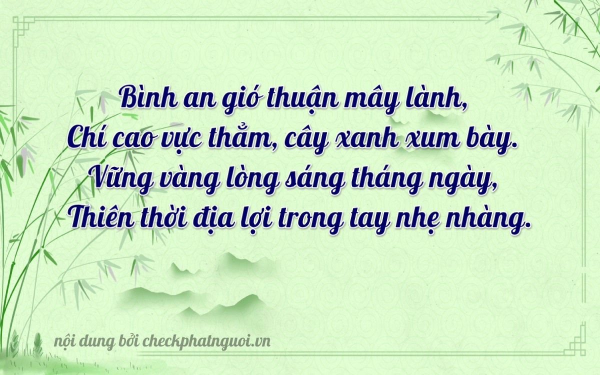 Bài thơ ý nghĩa cho <b>biển số 92A-34075</b> tại website checkphatnguoi.vn