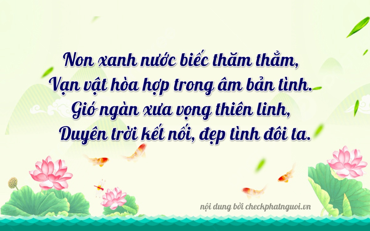 Bài thơ ý nghĩa cho <b>biển số 92A-36358</b> tại website checkphatnguoi.vn