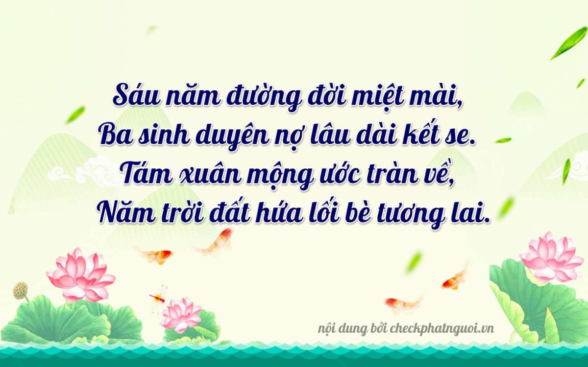 Bài thơ ý nghĩa cho <b>biển số 92A-36785</b> tại website checkphatnguoi.vn