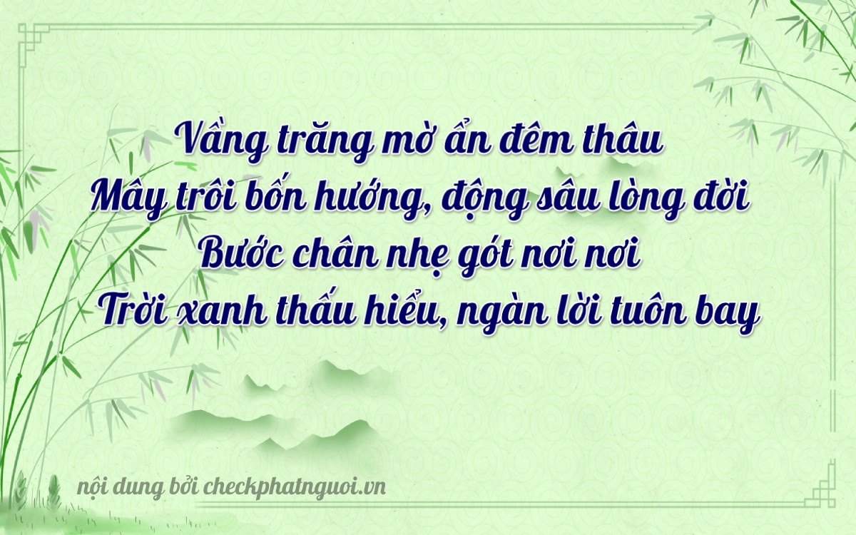 Bài thơ ý nghĩa cho <b>biển số 92A-37782</b> tại website checkphatnguoi.vn