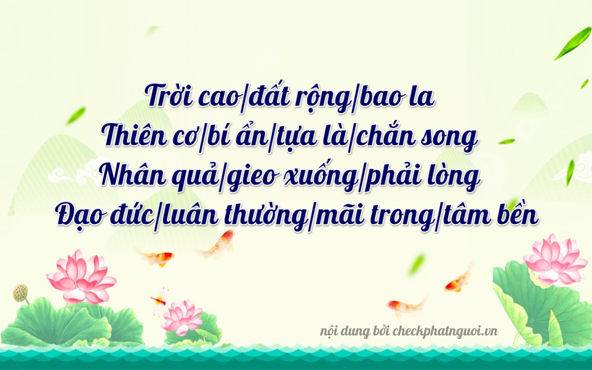 Bài thơ ý nghĩa cho <b>biển số 92A-39185</b> tại website checkphatnguoi.vn