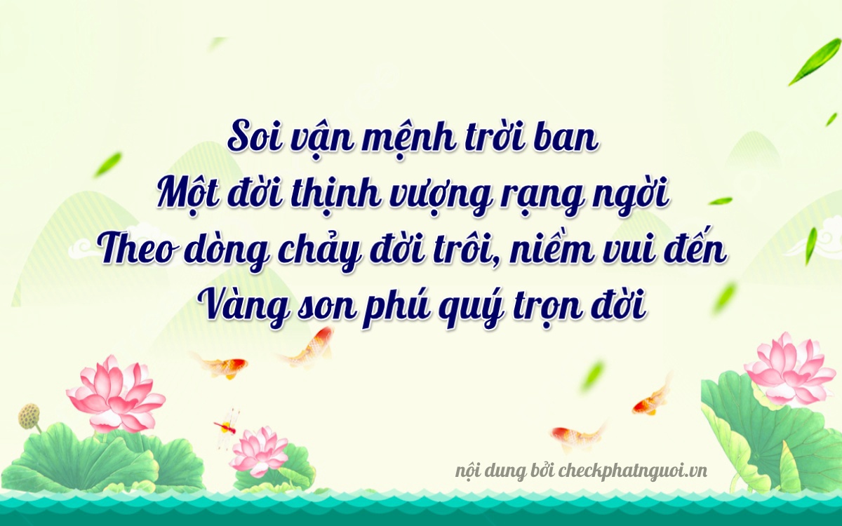 Bài thơ ý nghĩa cho <b>biển số 92A-39852</b> tại website checkphatnguoi.vn