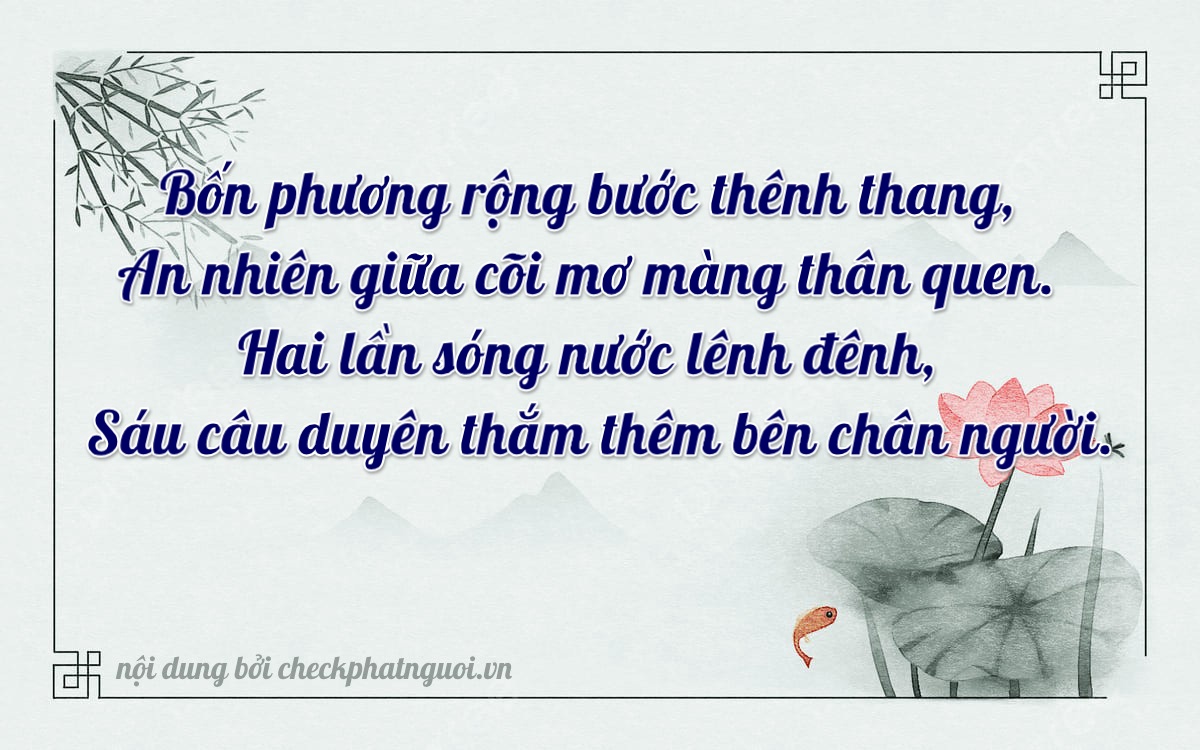 Bài thơ ý nghĩa cho <b>biển số 92A-42264</b> tại website checkphatnguoi.vn