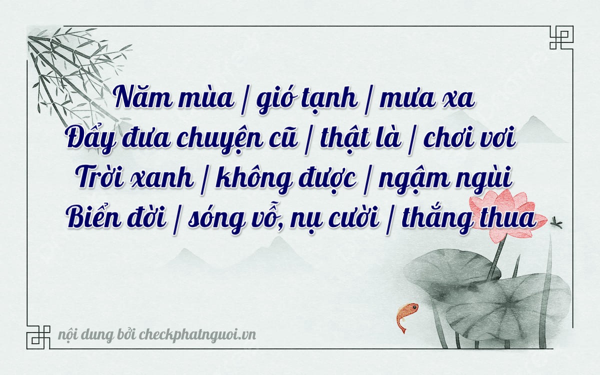 Bài thơ ý nghĩa cho <b>biển số 92B1-50336</b> tại website checkphatnguoi.vn