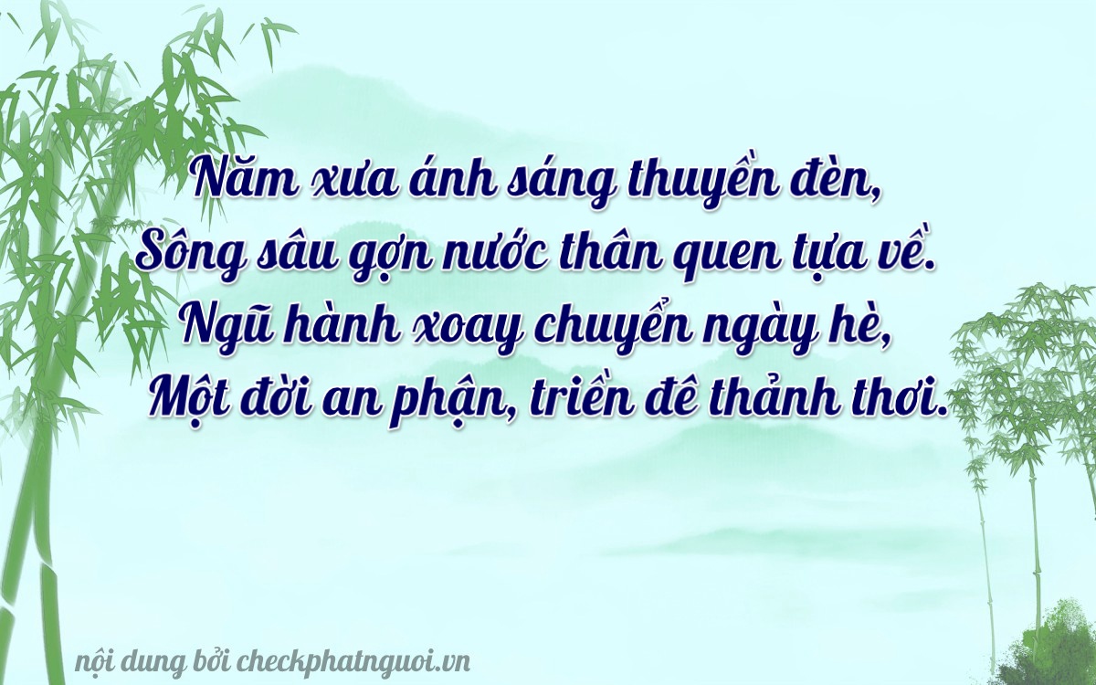 Bài thơ ý nghĩa cho <b>biển số 92B-45346</b> tại website checkphatnguoi.vn