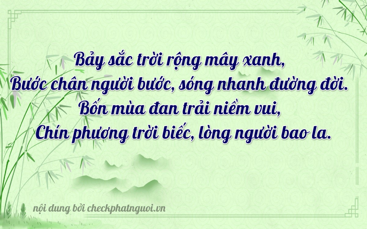 Bài thơ ý nghĩa cho <b>biển số 92BA-04792</b> tại website checkphatnguoi.vn