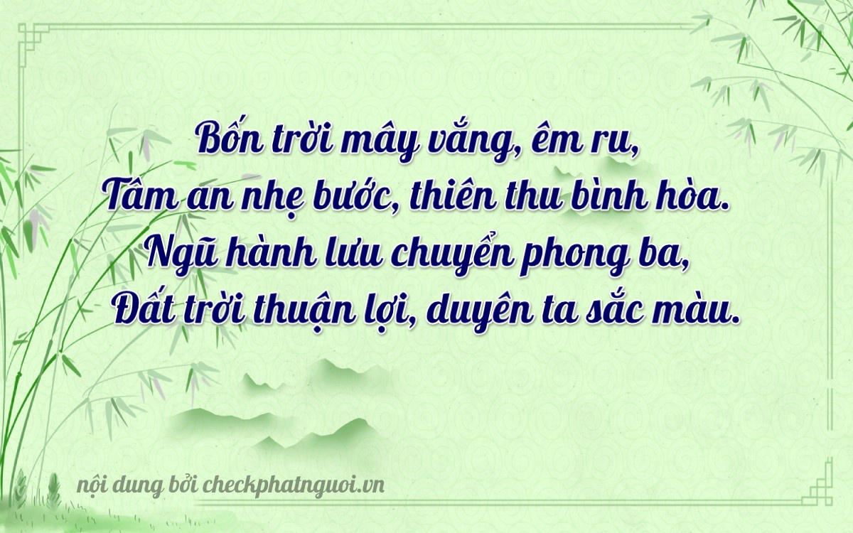 Bài thơ ý nghĩa cho <b>biển số 92C-03768</b> tại website checkphatnguoi.vn
