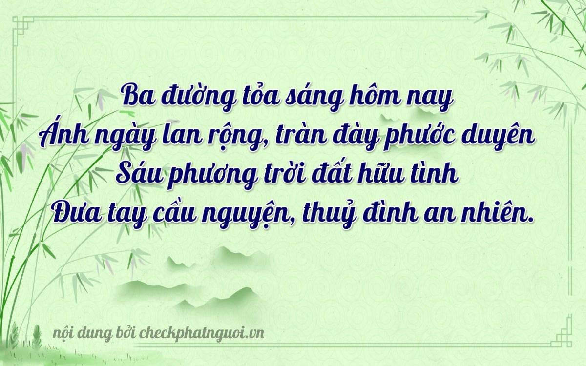 Bài thơ ý nghĩa cho <b>biển số 92C1-30628</b> tại website checkphatnguoi.vn