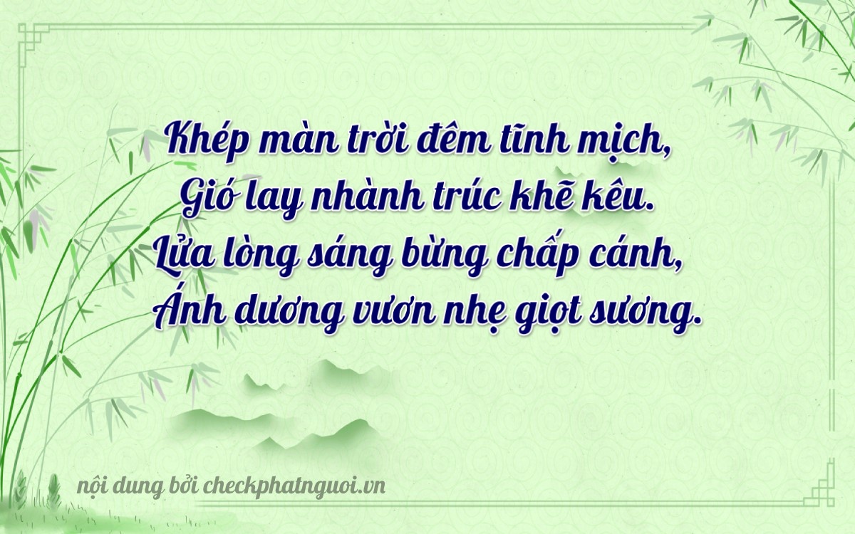 Bài thơ ý nghĩa cho <b>biển số 92C1-39783</b> tại website checkphatnguoi.vn