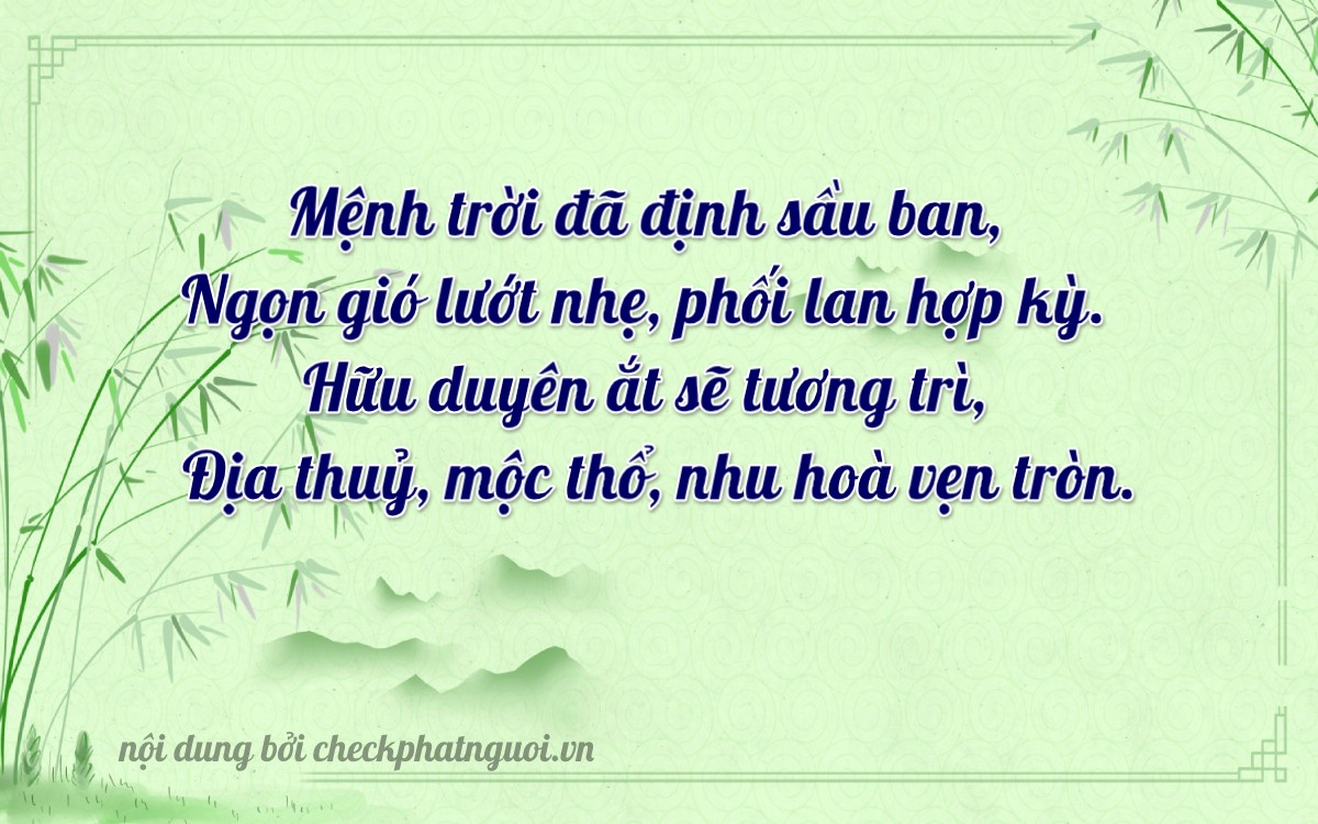 Bài thơ ý nghĩa cho <b>biển số 92C-19831</b> tại website checkphatnguoi.vn