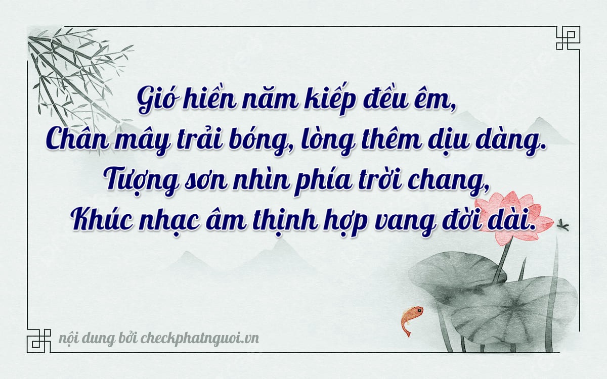 Bài thơ ý nghĩa cho <b>biển số 92CA-10539</b> tại website checkphatnguoi.vn