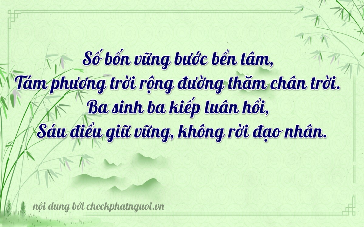 Bài thơ ý nghĩa cho <b>biển số 92D1-48306</b> tại website checkphatnguoi.vn