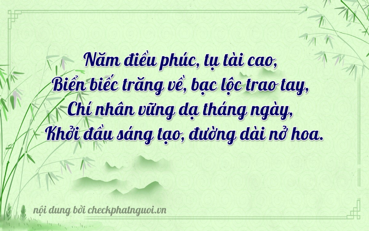 Bài thơ ý nghĩa cho <b>biển số 92D1-54891</b> tại website checkphatnguoi.vn
