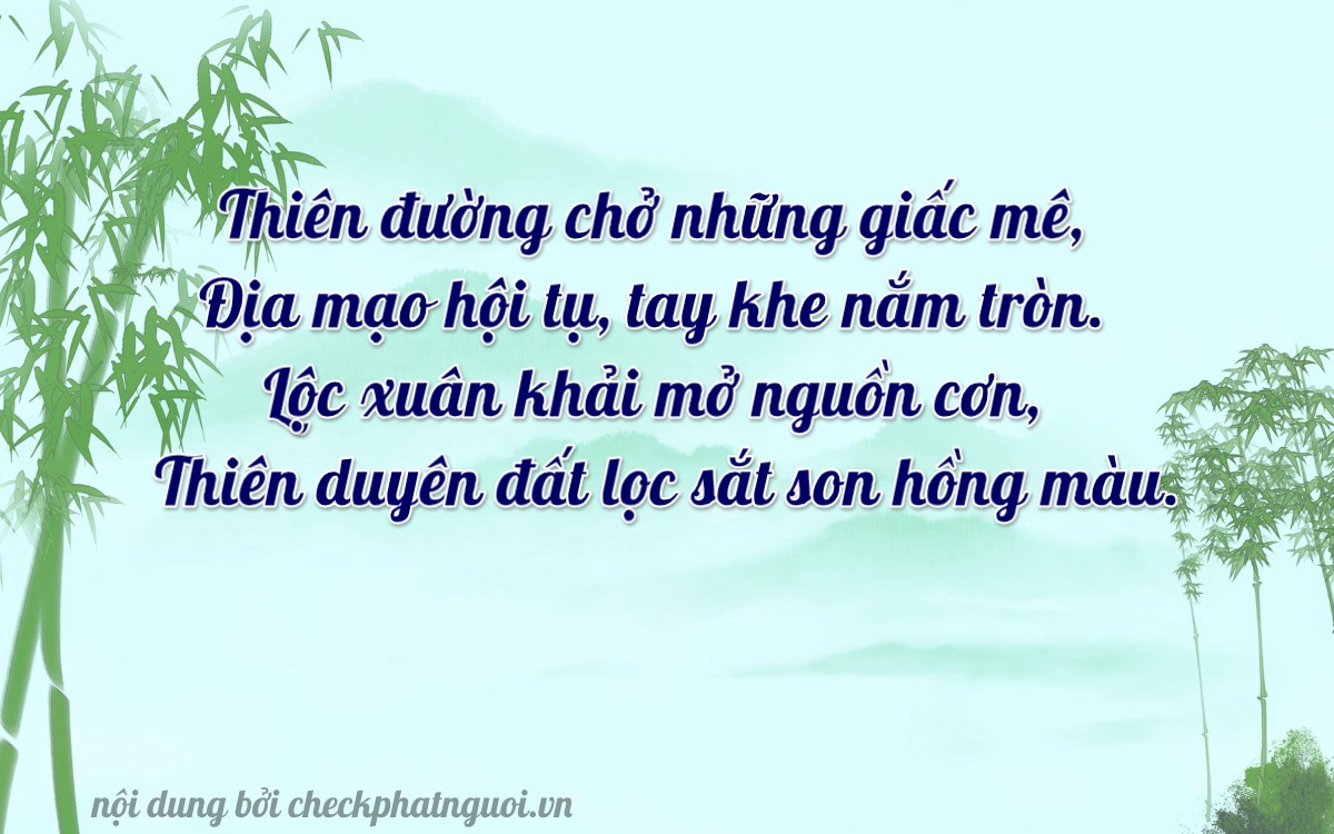 Bài thơ ý nghĩa cho <b>biển số 92D1-61499</b> tại website checkphatnguoi.vn