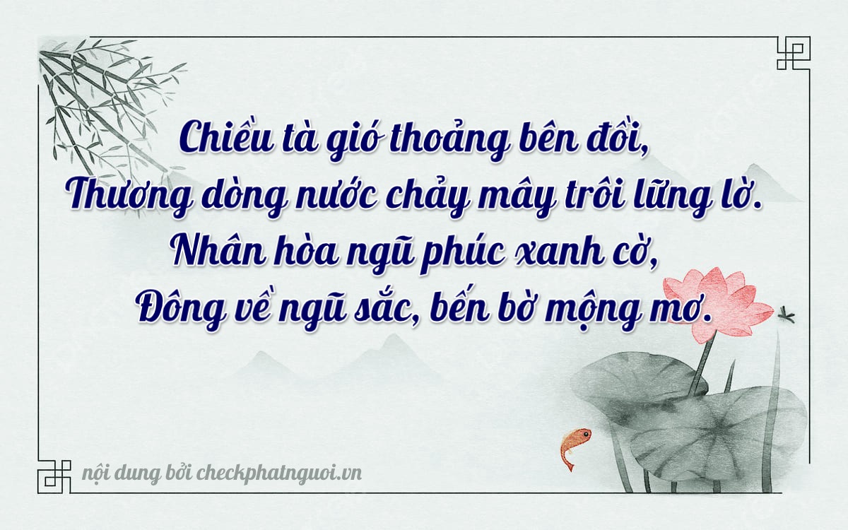 Bài thơ ý nghĩa cho <b>biển số 92D1-75947</b> tại website checkphatnguoi.vn