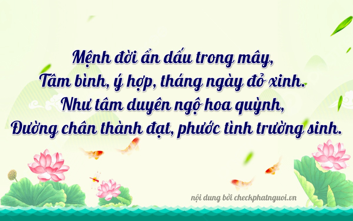 Bài thơ ý nghĩa cho <b>biển số 92D1-83936</b> tại website checkphatnguoi.vn