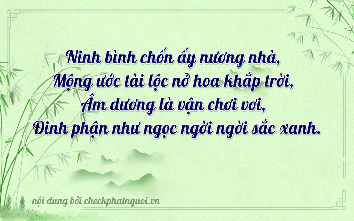 Bài thơ ý nghĩa cho <b>biển số 92D1-94013</b> tại website checkphatnguoi.vn