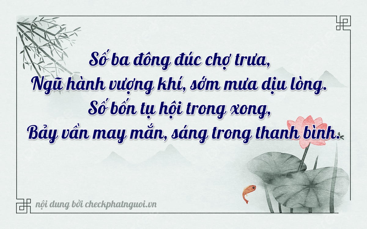 Bài thơ ý nghĩa cho <b>biển số 92E-00347</b> tại website checkphatnguoi.vn