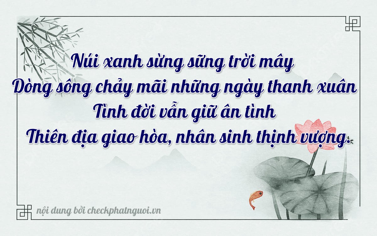 Bài thơ ý nghĩa cho <b>biển số 92E-01207</b> tại website checkphatnguoi.vn