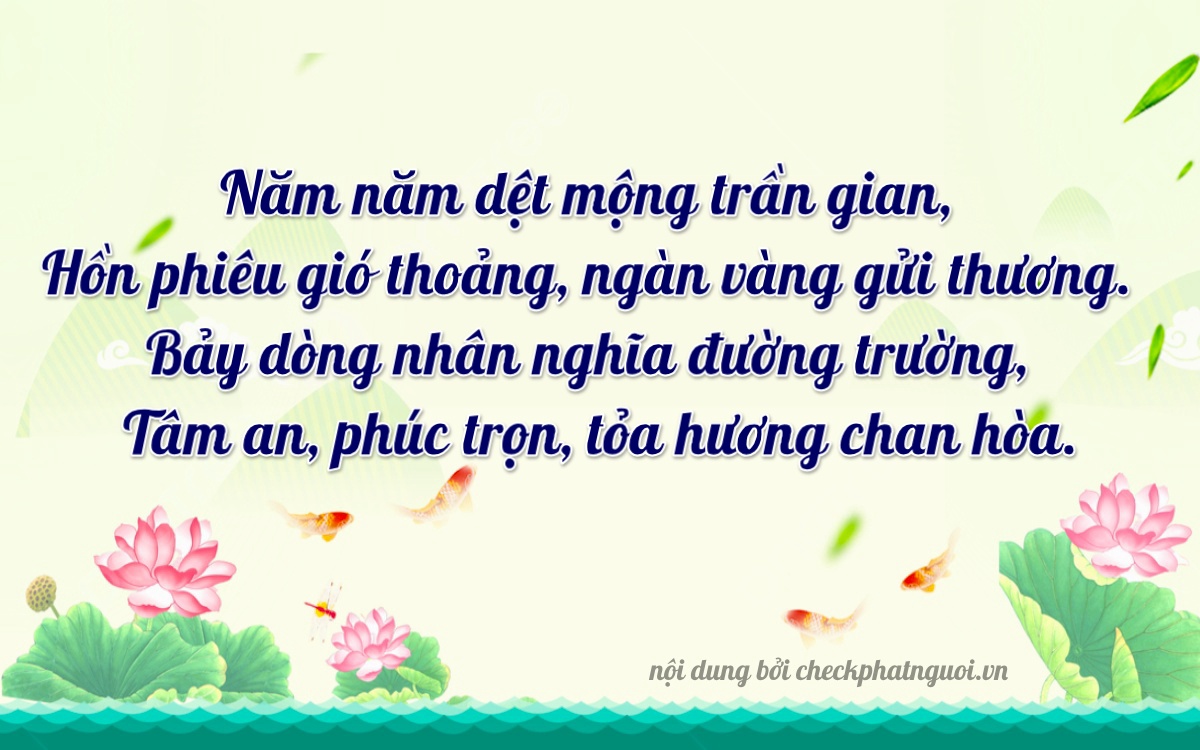 Bài thơ ý nghĩa cho <b>biển số 92E1-55973</b> tại website checkphatnguoi.vn