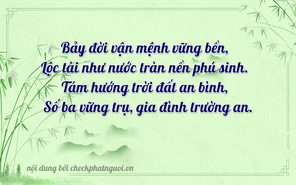 Bài thơ ý nghĩa cho <b>biển số 92EA-07883</b> tại website checkphatnguoi.vn