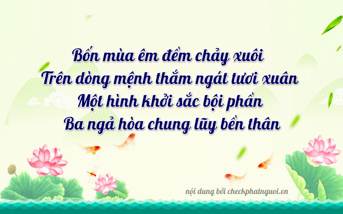 Bài thơ ý nghĩa cho <b>biển số 92FA-04013</b> tại website checkphatnguoi.vn