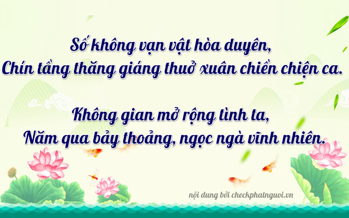 Bài thơ ý nghĩa cho <b>biển số 92FA-09057</b> tại website checkphatnguoi.vn