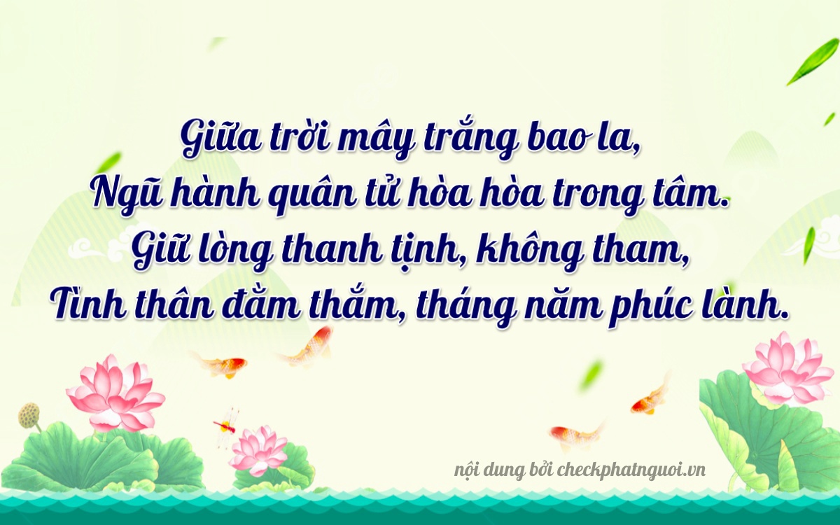 Bài thơ ý nghĩa cho <b>biển số 92G1-22075</b> tại website checkphatnguoi.vn