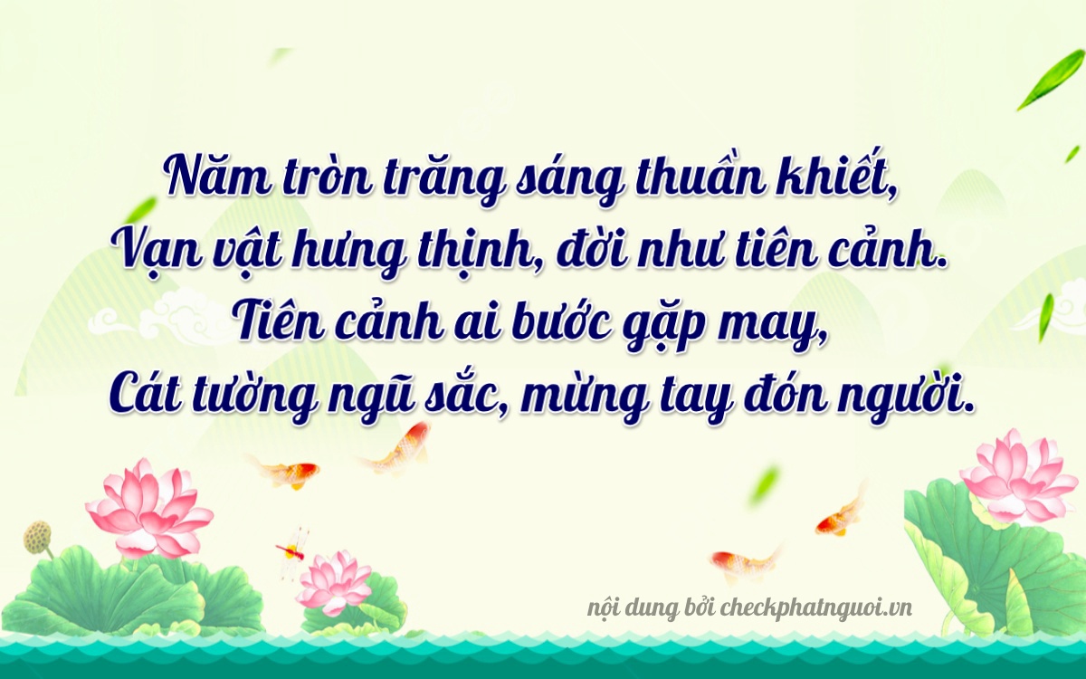 Bài thơ ý nghĩa cho <b>biển số 92G1-42001</b> tại website checkphatnguoi.vn