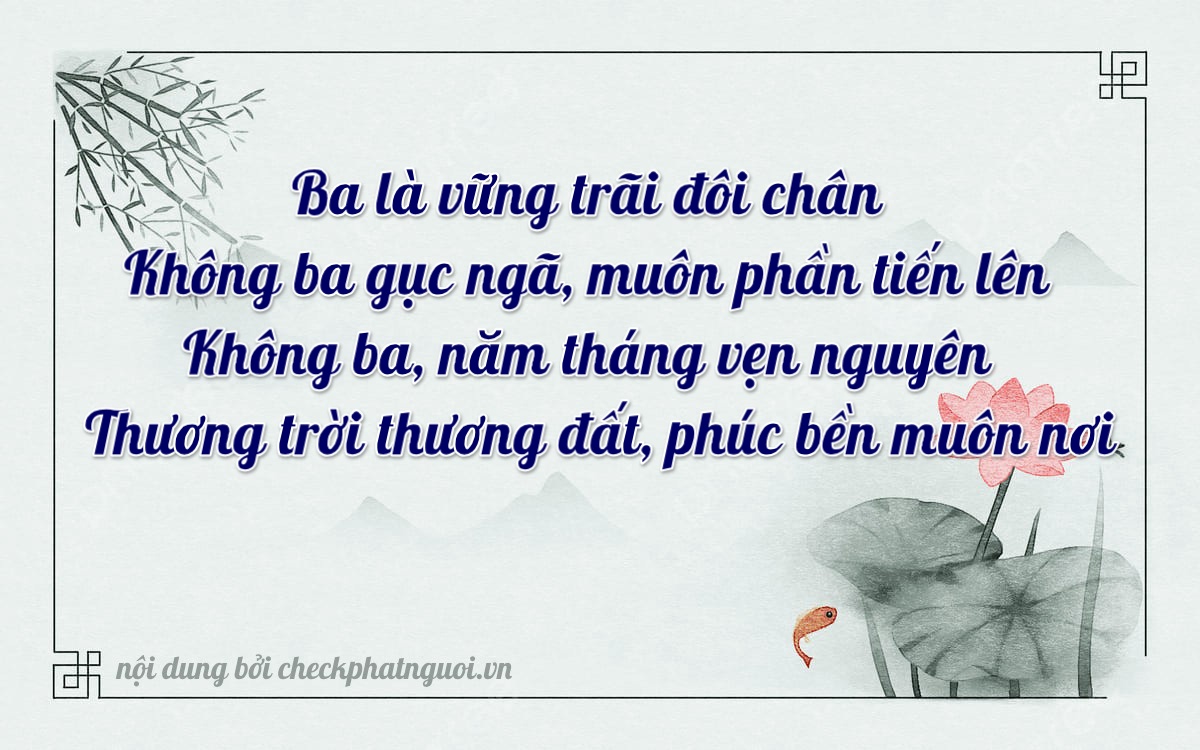 Bài thơ ý nghĩa cho <b>biển số 92H-03035</b> tại website checkphatnguoi.vn
