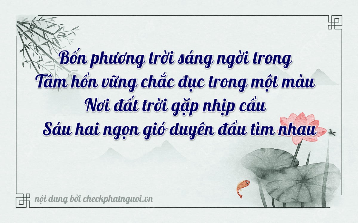 Bài thơ ý nghĩa cho <b>biển số 92H-04278</b> tại website checkphatnguoi.vn