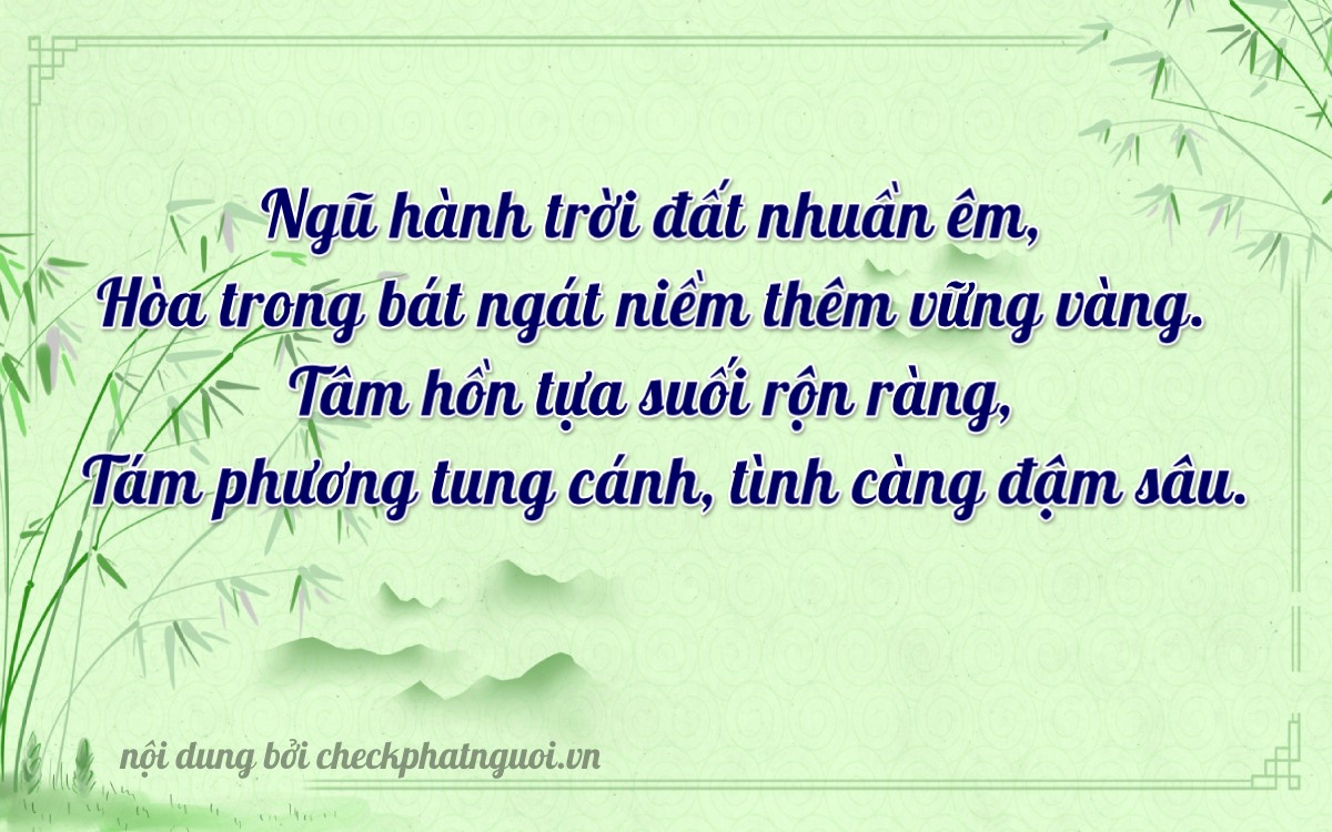 Bài thơ ý nghĩa cho <b>biển số 92H-05856</b> tại website checkphatnguoi.vn