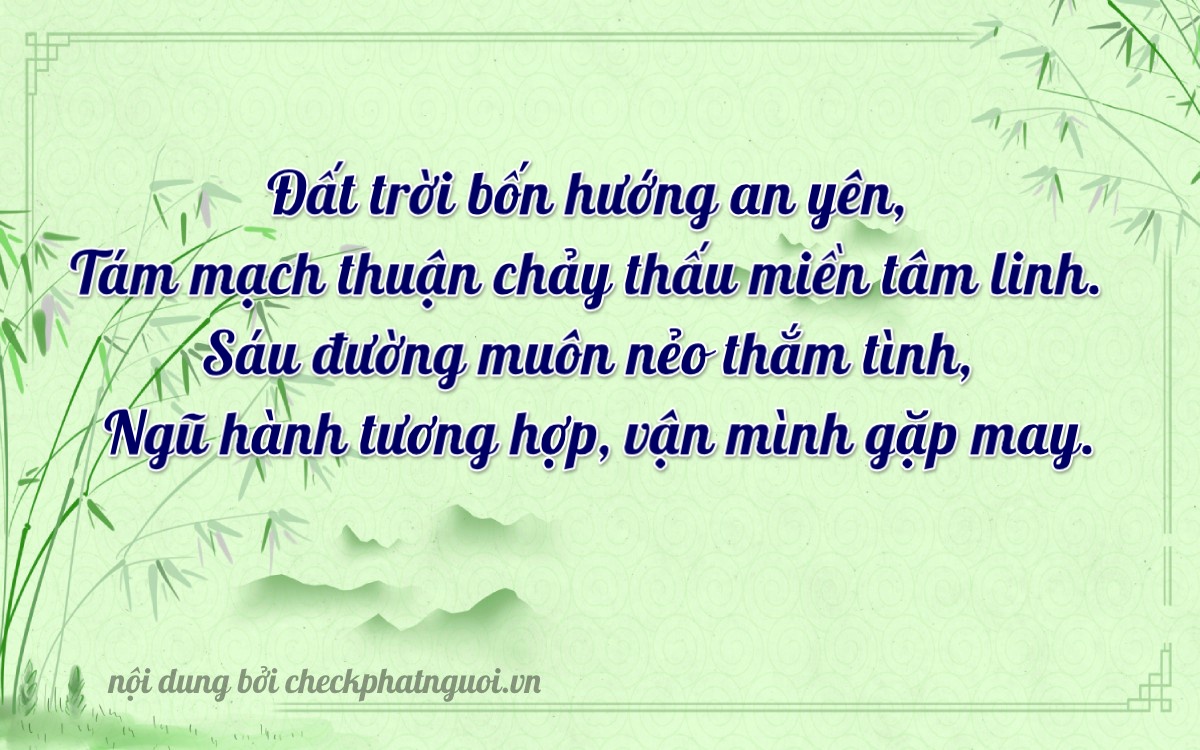 Bài thơ ý nghĩa cho <b>biển số 92H-1486</b> tại website checkphatnguoi.vn