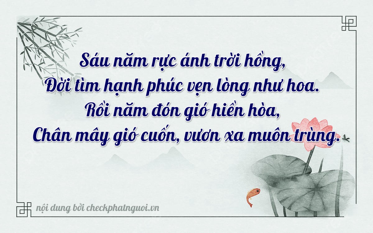 Bài thơ ý nghĩa cho <b>biển số 92K-66159</b> tại website checkphatnguoi.vn